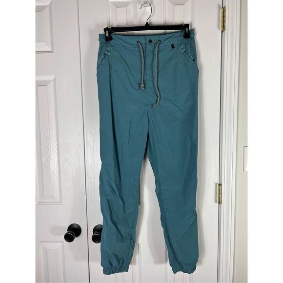 Gymshark Mens Blue Nylon Joggers Size M - Picture 1 of 4